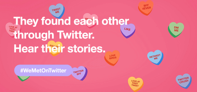They found each other with Twitter. Hear their stories. #WeMetOnTwitter